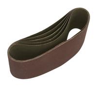 Sealey Sanding Belt 76 X 457mm 240 Grit Silicone Oxide Flexible 5 Pcs Sb240457