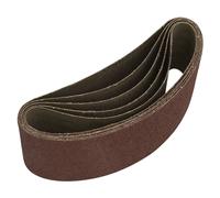 Sealey Sanding Belt 76 x 457mm 60Grit 5 Pack Silicon Oxide Flexible SB60457