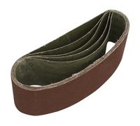 Sealey Sanding Belt 76 X 457mm 80 Grit Silicone Oxide Flexible 5 Pieces Sb80457