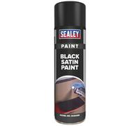 Sealey SCS028S 500ml Black Satin Paint