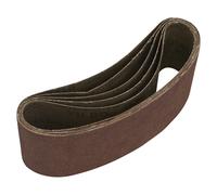 Sealey SB120457 76 x 457mm Sanding Belt 120Grit - Pack of 5