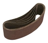 Sealey Sanding Belt, 120Grit, 76 x 457mm, Pack of 5 - SB120457