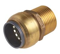 Sealey SBA15BSA Straight Adaptor 15Mm X 1/2inBspt Brass