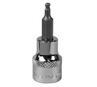 Sealey SBBH001 Ball-End Hex Socket Bit 3Mm 3/8inSq Drive