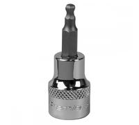 Sealey SBBH002 Ball-End Hex Socket Bit 4Mm 3/8inSq Drive