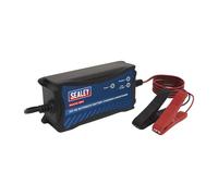 Sealey SBC4 3 Stage Battery Charger 12V 4A Fully Automatic LED Display Indicator