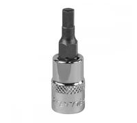 Sealey SBH002 Hex Socket Bit 4Mm 1/4inSq Drive