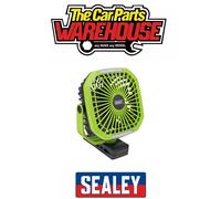 Sealey SCF8WL 8" Portable Clip Fan with Worklight 4-Speed [EEK: A]