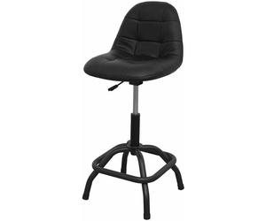 Sealey SCR01B Pneumatic Workshop Garage Man Cave Padded Full Back Seat Bar Stool