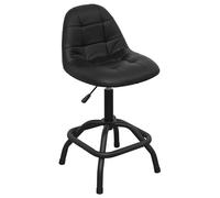 Sealey SCR01B Workshop Stool Pneumatic With Adjustable Height Swivel Seat & Back Rest