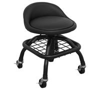 Sealey SCR02B Creeper Stool Pneumatic + Adjustable Height Swivel S...