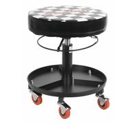 Sealey SCR15 Gas Sprung Mechanic's Seat Mobile Castors Storage Tray SCR15
