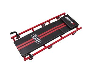 Sealey SCR40 American-Style Deluxe Creeper with Steel Frame, 6 Wheels