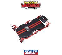 Sealey Scr84 Steel Creeper with 6 Wheels & Headrest Deluxe