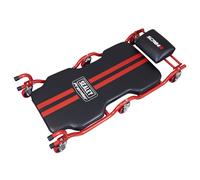 Sealey SCR84 Deluxe Steel Creeper with 6 Wheels & Headrest