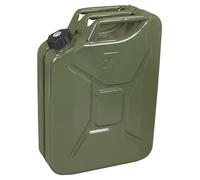 Sealey JC20SCG Screw Cap Metal Jerry Can 20L - Green