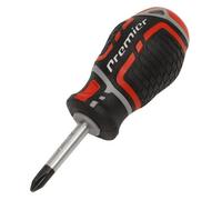 Sealey Screwdriver Pozi 2 X 38mm Gripmax - Daily Professional Use Tool Ak4363