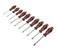 Sealey Screwdriver Set 10pc TRX-Star GripMAX® - Hi-Vis Green