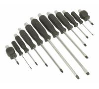 Sealey S0641 Screwdriver Set 12Pc Hammer-Thru