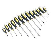 Sealey Screwdriver Set 13Pc Hammer-Thru S0754