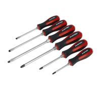 Sealey AK4932 Screwdriver Set 6Pc Hammer-Thru