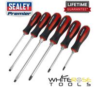 Sealey AK4932 Screwdriver Set 6Pc Hammer-Thru