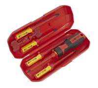 Sealey AK61280 Screwdriver Set Interchangeable 8Pc - Vde Approved