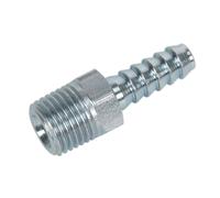 Sealey Screwed Air Tool Tailpiece Male 1/4"BSPT 1/4" Hose Pack of 5 AC08