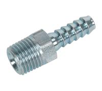 Sealey AC08 Screwed Tailpiece Male 1/4inBspt - 1/4in Hose Pack Of 5