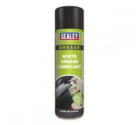 Sealey White Grease Lubricant Spray SCS014 500ml Pack of 6