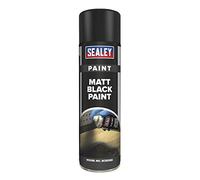 Sealey SCS026 Black Matt Paint 500ml Pack of 6