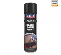 Sealey SCS028S 500ml Black Satin Paint