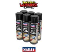 Sealey SCS065 Gloss Lacquer 500ml, Clear - Pack of 6