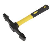 Sealey Scutch Hammer Double End Rubber Grip Handel Hardened Steel Head