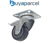 Sealey SCW250SPL 50mm Castor Wheel with Swivel Plate & Total Lock