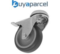 Sealey SCW275SBLEM 75mm Castor Wheel with Bolt Hole & Total Lock