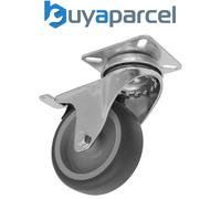Sealey SCW275SPLEM 75mm Castor Wheel with Swivel Plate & Total Lock