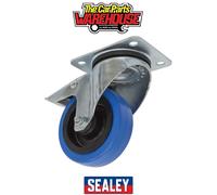 Sealey SCW3100SPL 100mm Castor Wheel with Swivel Plate & Total Lock