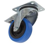 Sealey SCW3100SPL Castor Wheel Swivel Plate with Total Lock Ø100mm