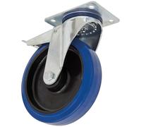 Sealey 100mm Castor Wheel with Swivel Plate & Total Lock SCW3100SPLEM