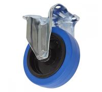 Sealey SCW3125FP Castor Wheel Fixed Plate Ø125Mm