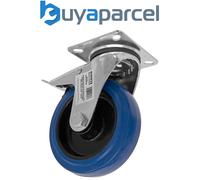 Sealey SCW3125SPLEM 125mm Castor Wheel with Swivel Plate & Total Lock