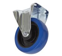 Sealey SCW3160FP Castor Wheel Fixed Plate 160mm