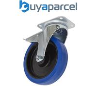 Sealey SCW3200SPL 200mm Castor Wheel with Swivel Plate & Total Lock