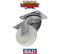 Sealey SCW4100SPL Castor Wheel Swivel Plate With Total Lock Ø100Mm