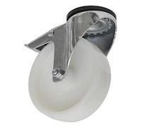 Castor Wheel Bolt Hole Swivel with Total Lock Ø125mm