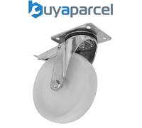 Sealey SCW4125SPLEM 125mm Castor Wheel with Swivel Plate & Total Lock