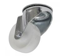 Sealey Bolt Hole Swivel Castor White 80mm