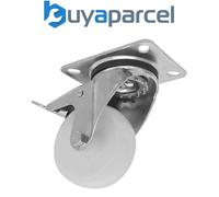 Sealey SCW480SPLEM 80mm Castor Wheel with Swivel Plate & Total Lock