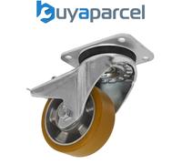 Sealey SCW5125SPL 125mm Castor Wheel with Swivel Plate & Total Lock